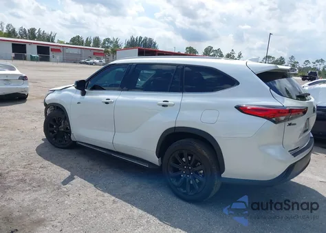 2022 Toyota Highlander Xle from USA, damaged, VIN 5TDGZRAH0NS554706